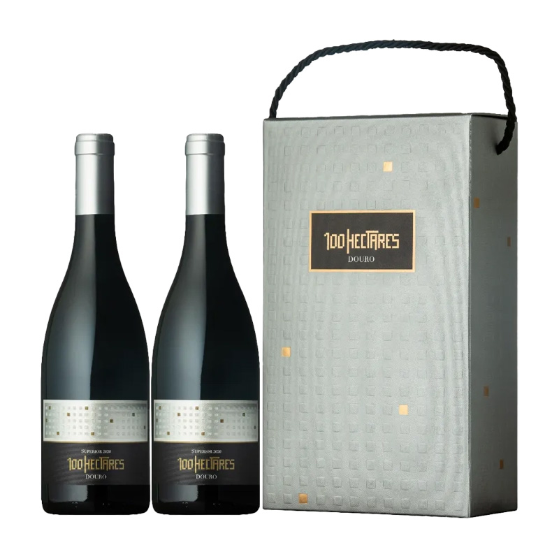 Conjunto Vinho 100 Hectares Tinto - Superior - 2 garrafas