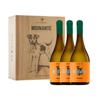 Conjunto Vinho Moinante Branco - Curtimenta - 3 garrafas