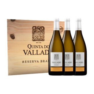 Conjunto Vinho Vallado Branco - Reserva - 3 garrafas