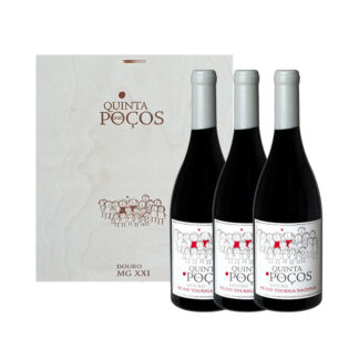 Conjunto Vinho Quinta dos Poços Tinto - MG XXI Touriga Nacional - 3 garrafas