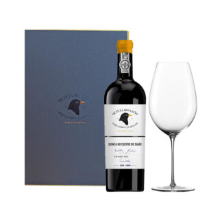 Conjunto Vinho Quinta do Crasto do Saião Tinto - 1 garrafa + taça