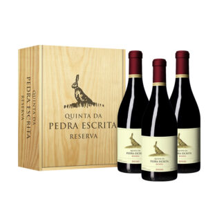 Conjunto Vinho Quinta da Pedra Escrita Tinto - Reserva - 3 Garrafas