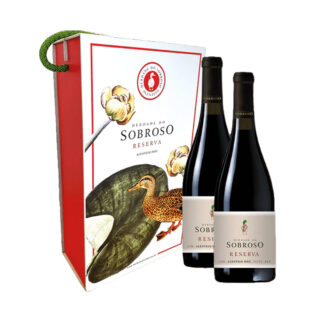 Conjunto Vinho Herdade do Sobroso Tinto - Reserva - 2 garrafas