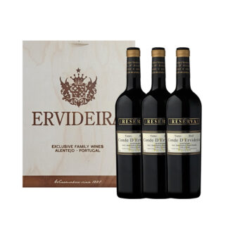 Conjunto Vinho Conde D'Ervideira Tinto - Reserva - 3 garrafas