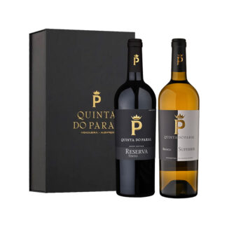 Conjunto Vinho Quinta do Paral Tinto e Branco - Reserva e Superior - 2 garrafas