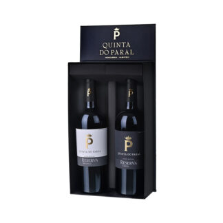 Conjunto Vinho Quinta do Paral Tinto e Branco - Reserva - 2 garrafas