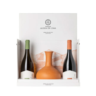 Conjunto Vinho Herdade Aldeia de Cima Tinto e Branco - Reserva - 2 garrafas + Decanter