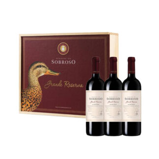 Conjunto Vinho Herdade do Sobroso Tinto - Grande Reserva - 3 garrafas