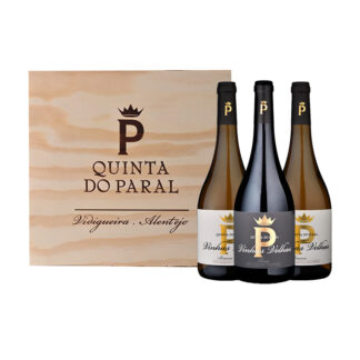 Conjunto Vinho Quinta do Paral Tinto e Branco - Vinhas Velhas - 3 garrafas