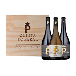 Conjunto Vinho Quinta do Paral Tinto e Branco - Vinhas Velhas - 3 garrafas