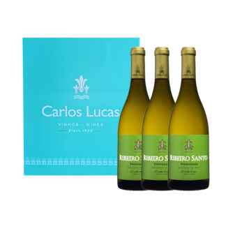 Conjunto Vinho Ribeiro Santo Branco - Encruzado - 3 garrafas