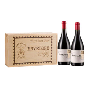 Conjunto Vinho Envelope Tinto - Ribeiro Santo - 2 garrafas