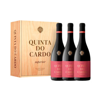 Conjunto Vinho Quinta do Cardo Tinto - Superior - 3 garrafas