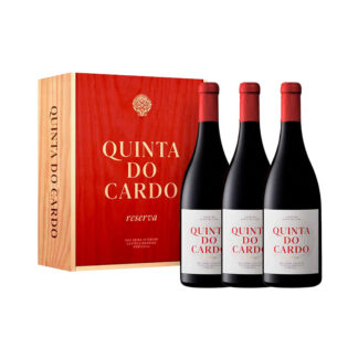 Conjunto Vinho Quinta do Cardo Tinto - Reserva - 3 garrafas